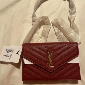 Saint Laurent Monogram Matelassé Leather W…